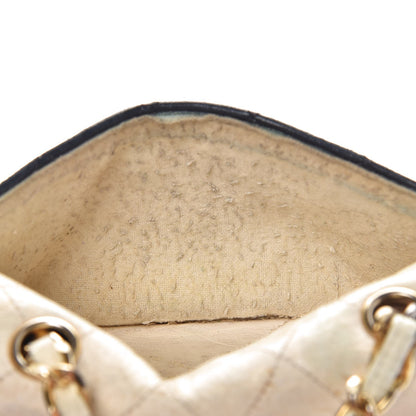 Chanel Lambskin Quilted Bicolor Extra Mini Flap Navy White 8 of 16