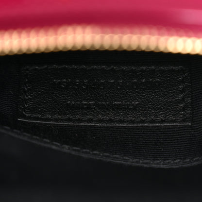 Saint Laurent Patent Matelasse Monogram Toy Vicky Camera Bag Freesia 7 of 15