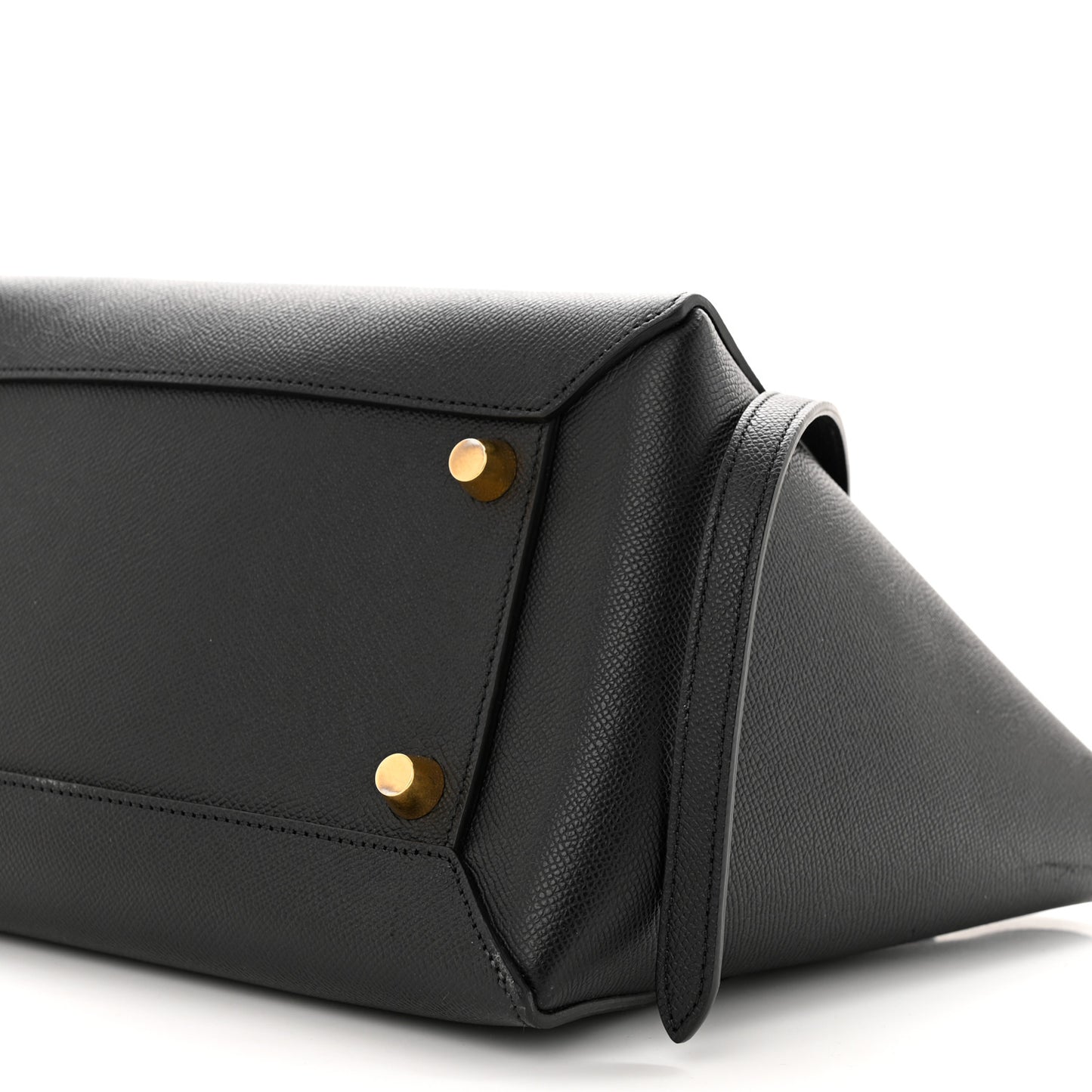 Grained Calfskin Mini Belt Bag Black