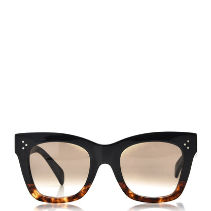 Celine Catherine Sunglasses CL 41098/F/S Black Havana 2 of 7