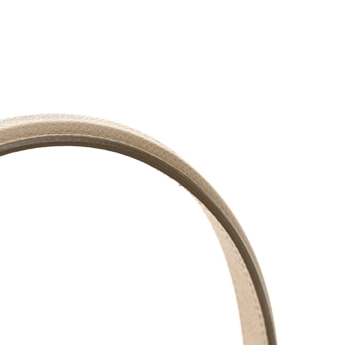 Baby Grained Calfskin Micro Belt Bag Light Taupe