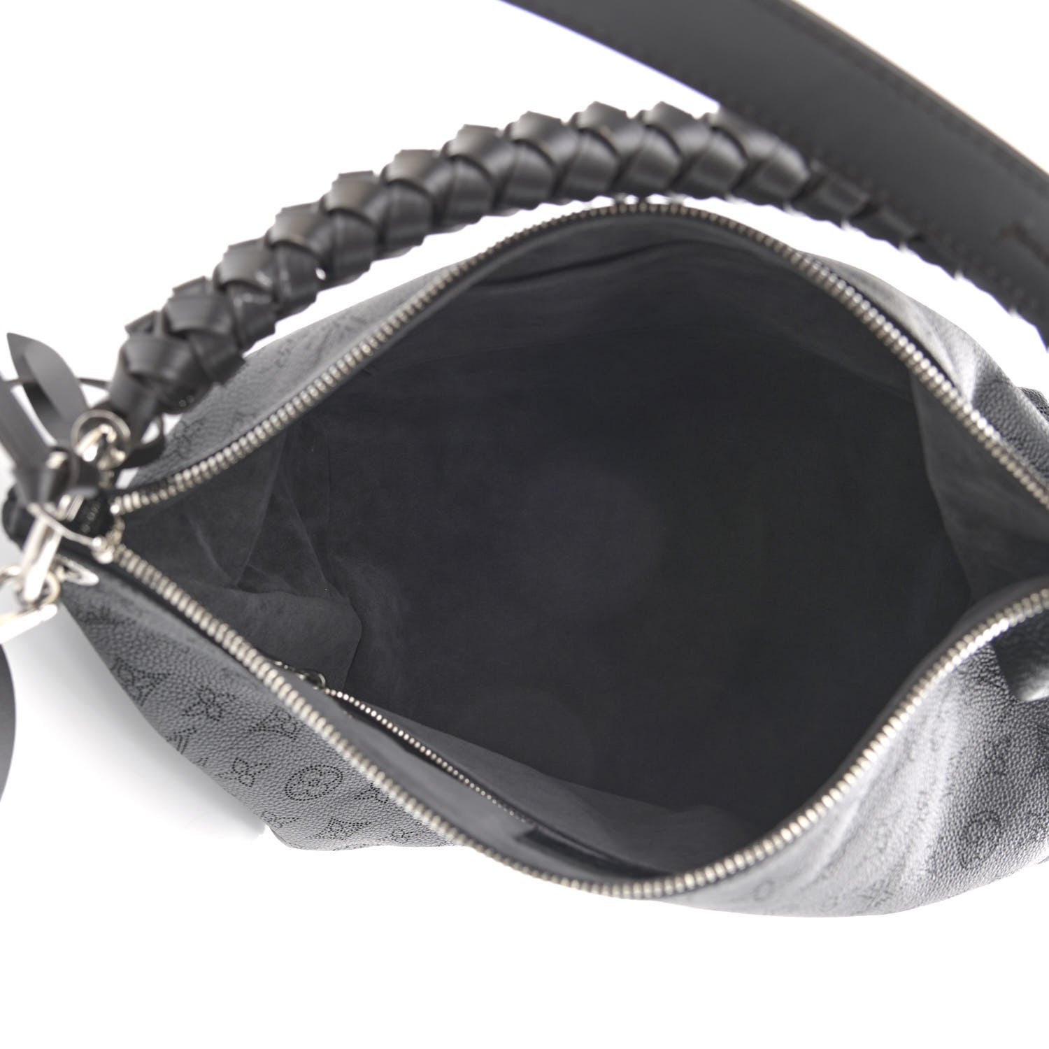 Louis Vuitton Mahina Beaubourg Hobo MM Black 5 of 10