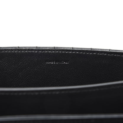 Celine Calfskin Quilted Medium C Bag Black 8 of 9