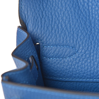 Hermes Taurillon Clemence Kelly Ado Backpack 22 Mykonos 16 of 26