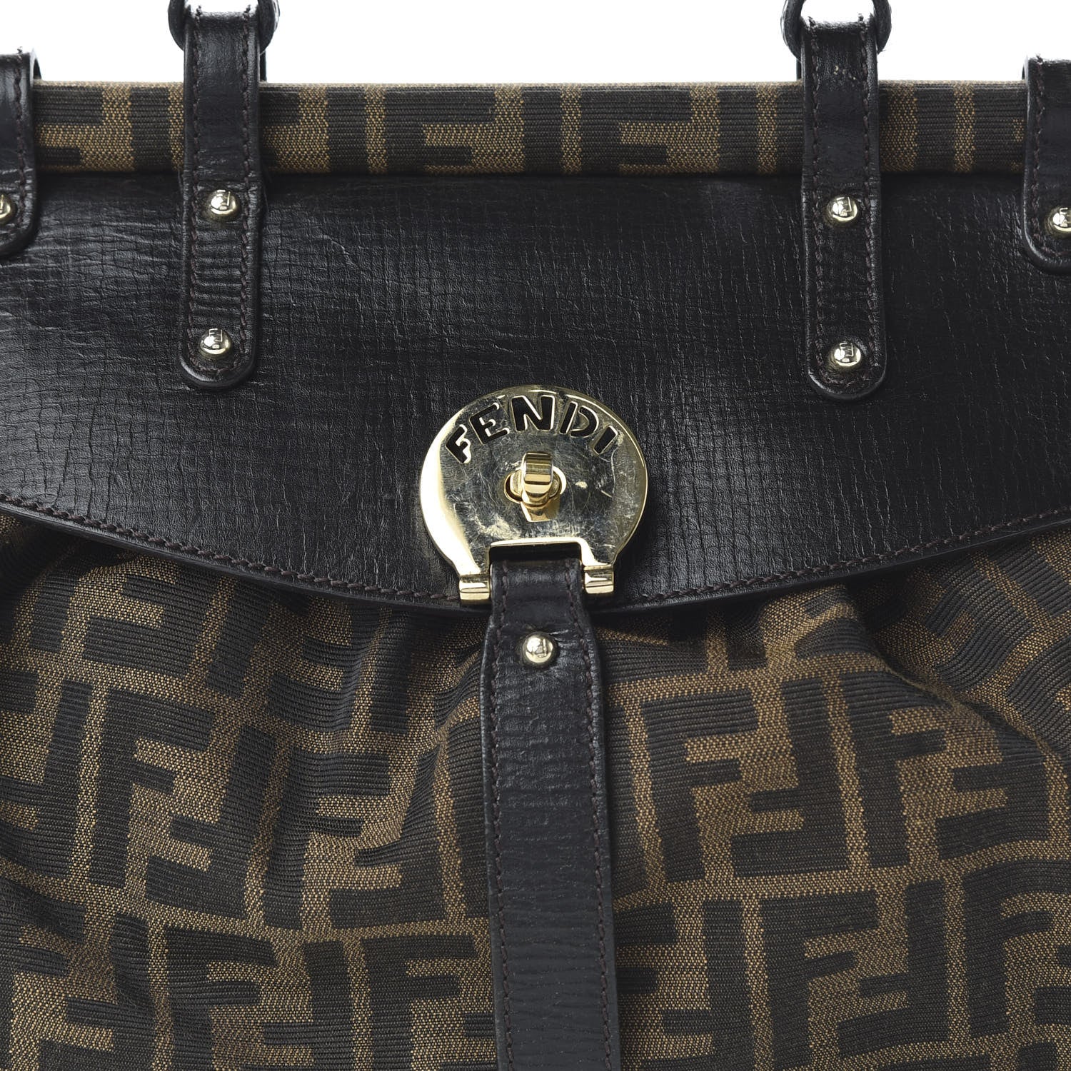 Fendi Zucca Medium Magic Bag Tobacco 9 of 11