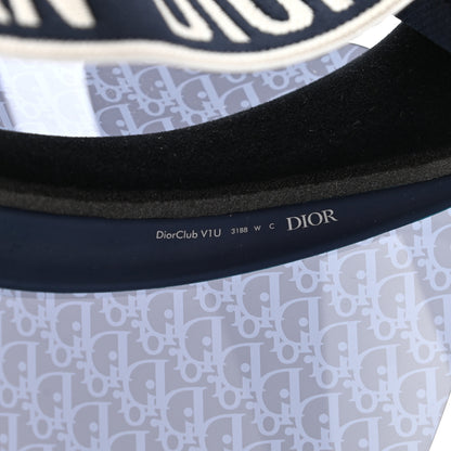 Christian Dior Oblique DiorClub V1U Sun Visor Blue 8 of 10