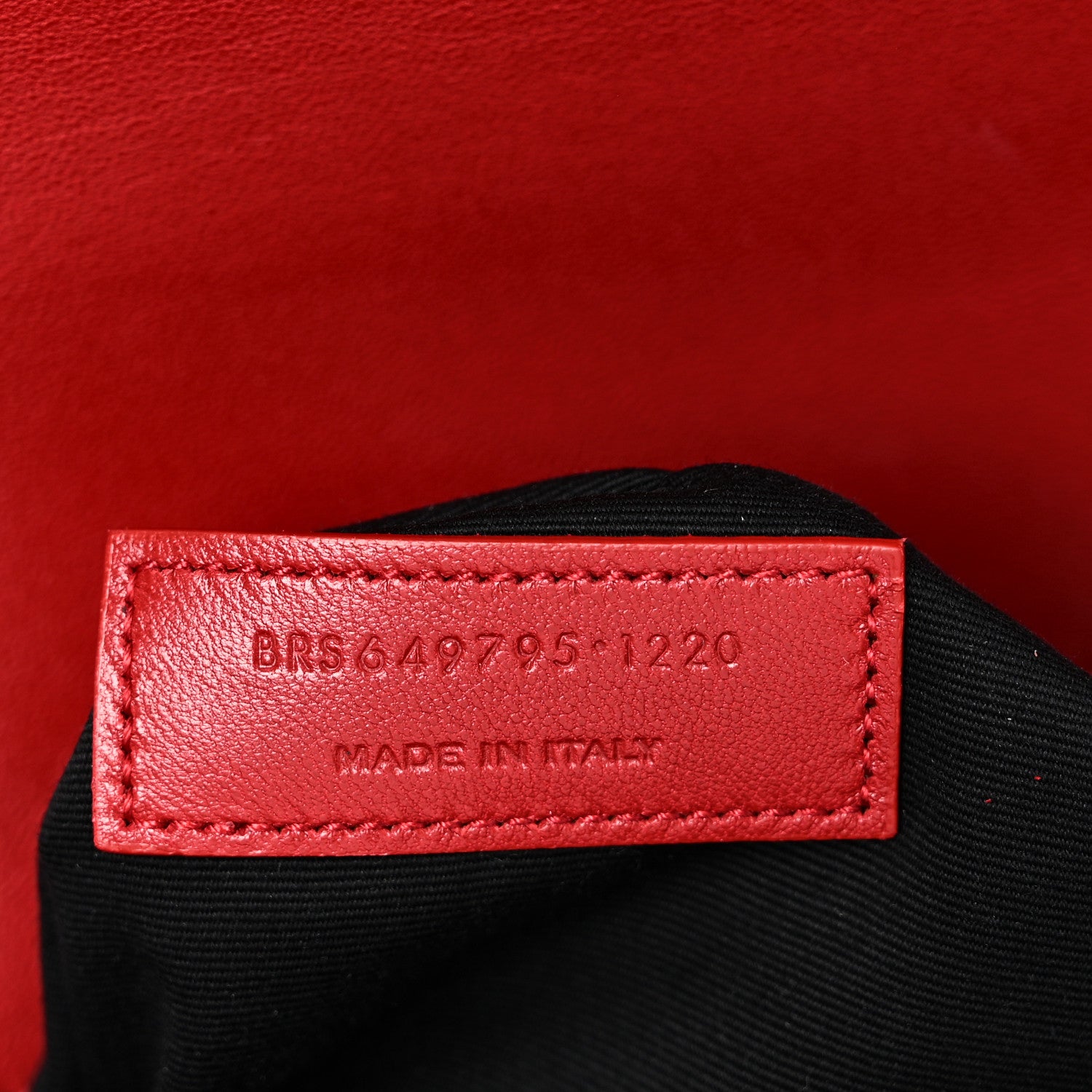 Saint Laurent Smooth Calfskin Le Maillon Satchel Rouge Eros 7 of 12