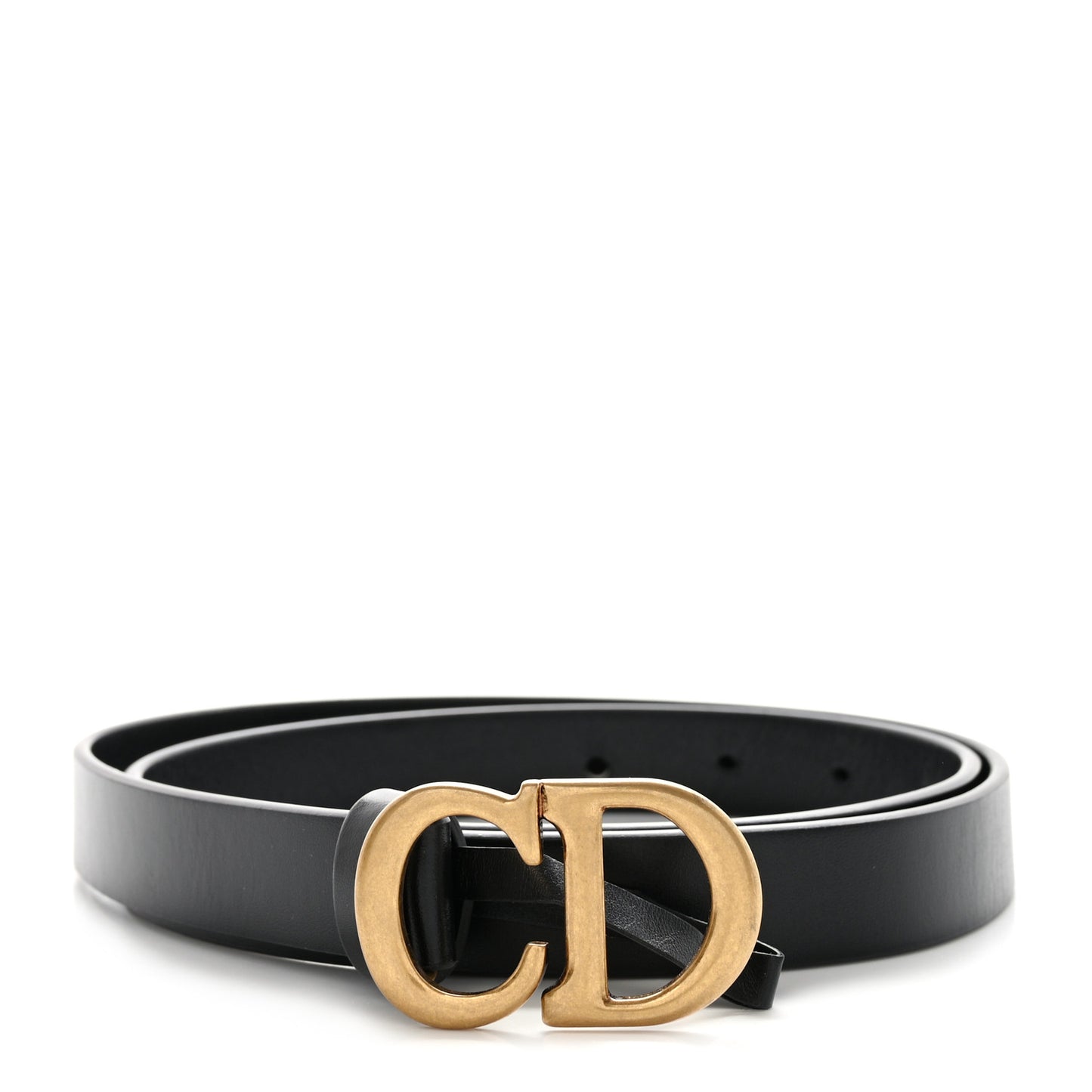 Calfskin Saddle Belt 80 Black