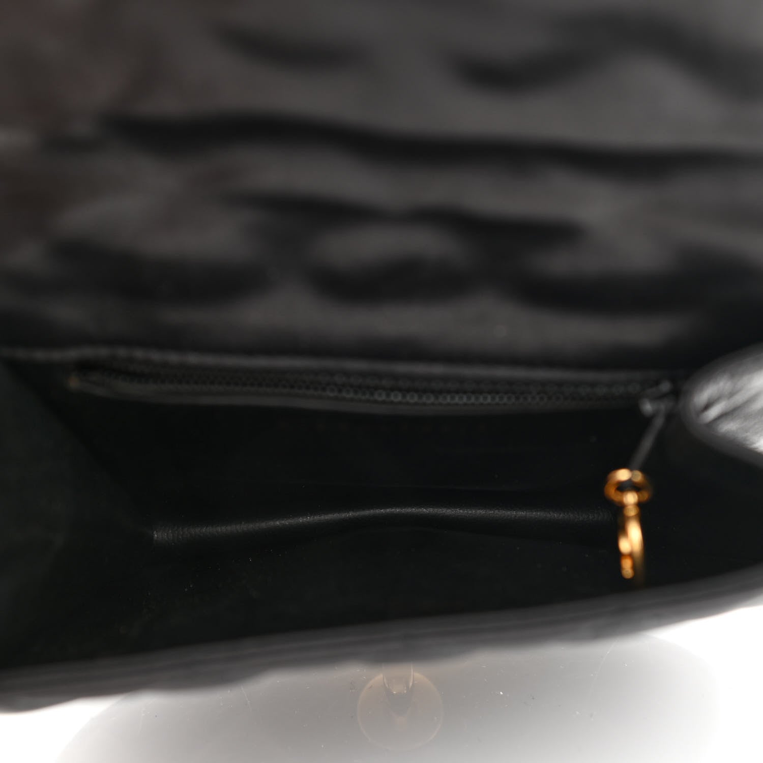 Chanel Lambskin Quilted Flap Waist Belt Bag 75 30 Black 5 of 13