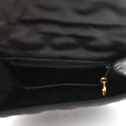 Chanel Lambskin Quilted Flap Waist Belt Bag 75 30 Black 5 of 13