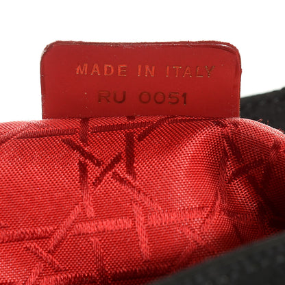 Christian Dior Nylon Cannage Medium Lady Dior Black 7 of 8