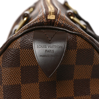 Louis Vuitton Damier Ebene Speedy 25 6 of 9