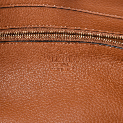 Valentino Garavani Pebbled Calfskin Medium Rockstud Tote Light Cuir 5 of 8