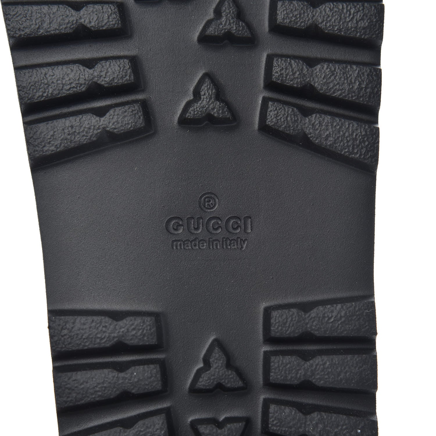 Gucci Guccissima Mens Lug Sole Slide Sandals 8 Black 6 of 8
