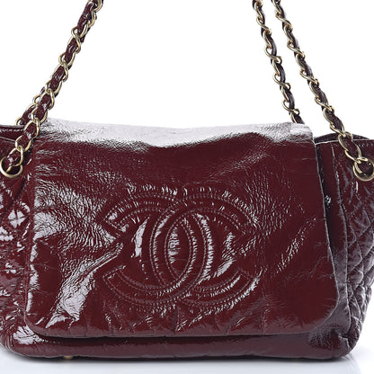 Chanel Vinyl Medium Rock and Chain Flap Bordeaux 8 of 10