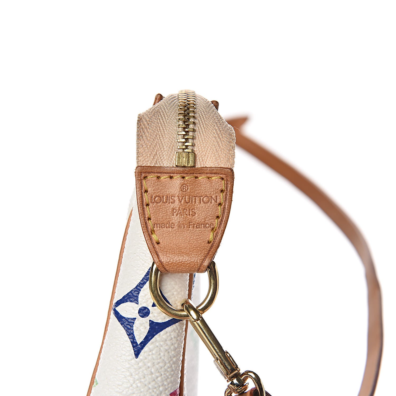 Louis Vuitton Monogram Multicolor Pochette Accessories White 8 of 14