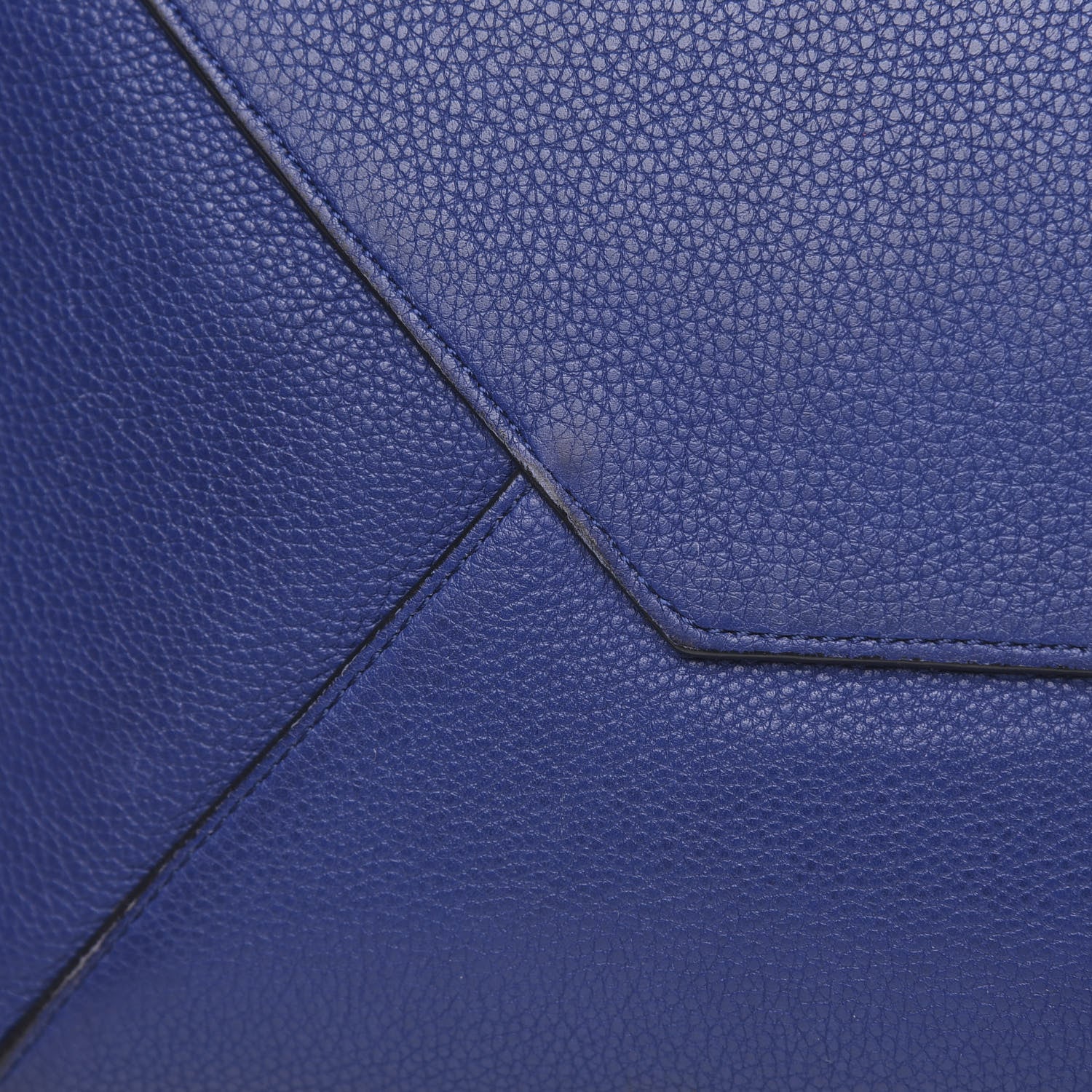 Celine Soft Grained Calfskin Medium Belt Cabas Phantom Indigo 10 of 16