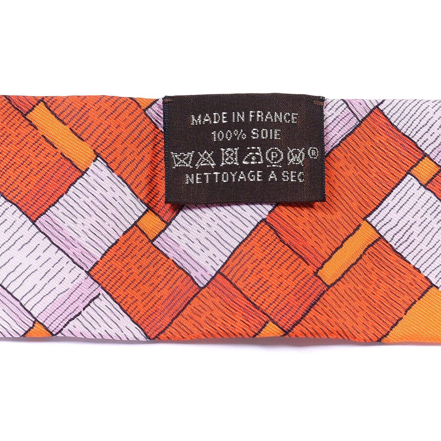 Hermes Silk Mors a Jouets Chemise Twilly Orange Rose White 2 of 4