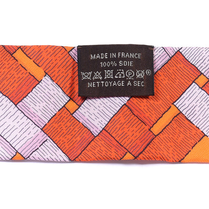 Hermes Silk Mors a Jouets Chemise Twilly Orange Rose White 2 of 4