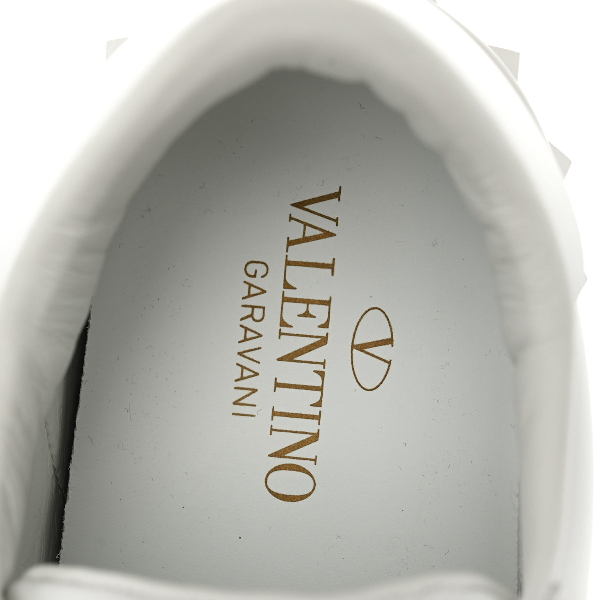 Valentino Garavani Calfskin Rockstud Untitled Open Sneakers 40  Multicolor White 8 of 9