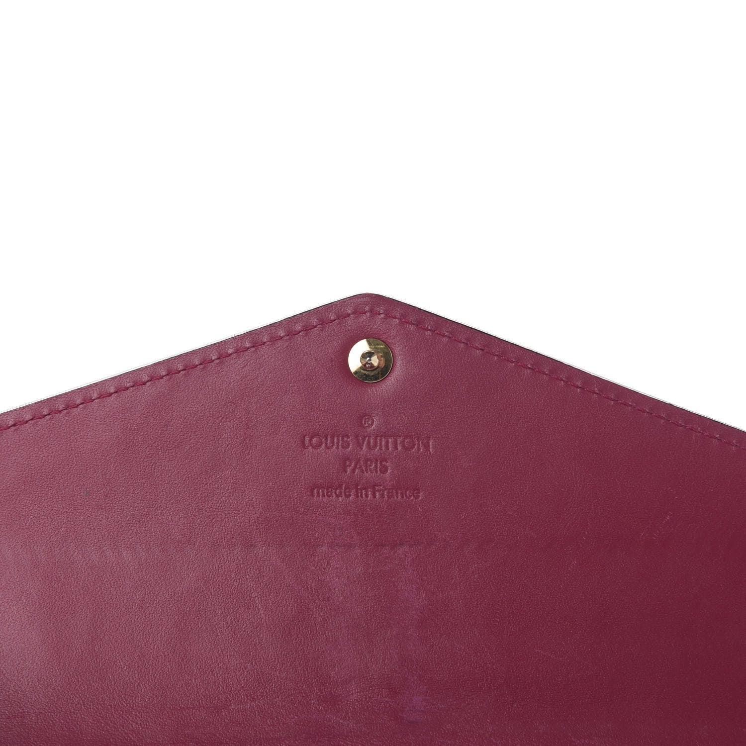 Louis Vuitton Vernis Sarah Wallet NM Rose Indien 6 of 8