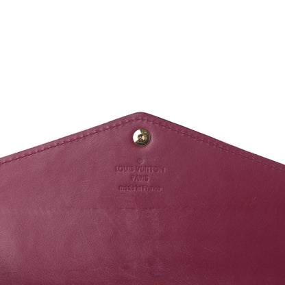 Louis Vuitton Vernis Sarah Wallet NM Rose Indien 6 of 8
