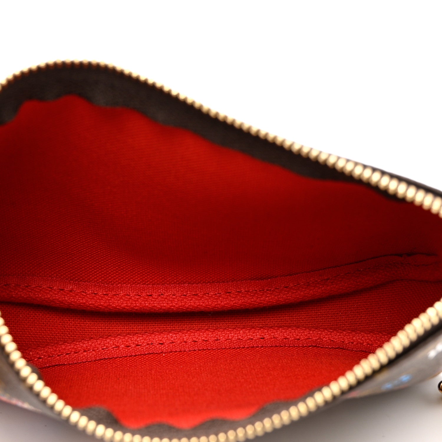 Louis Vuitton Monogram 2020 Christmas Animation Bumper Cars Mini Pochette Accessories Coquelicot 5 of 8