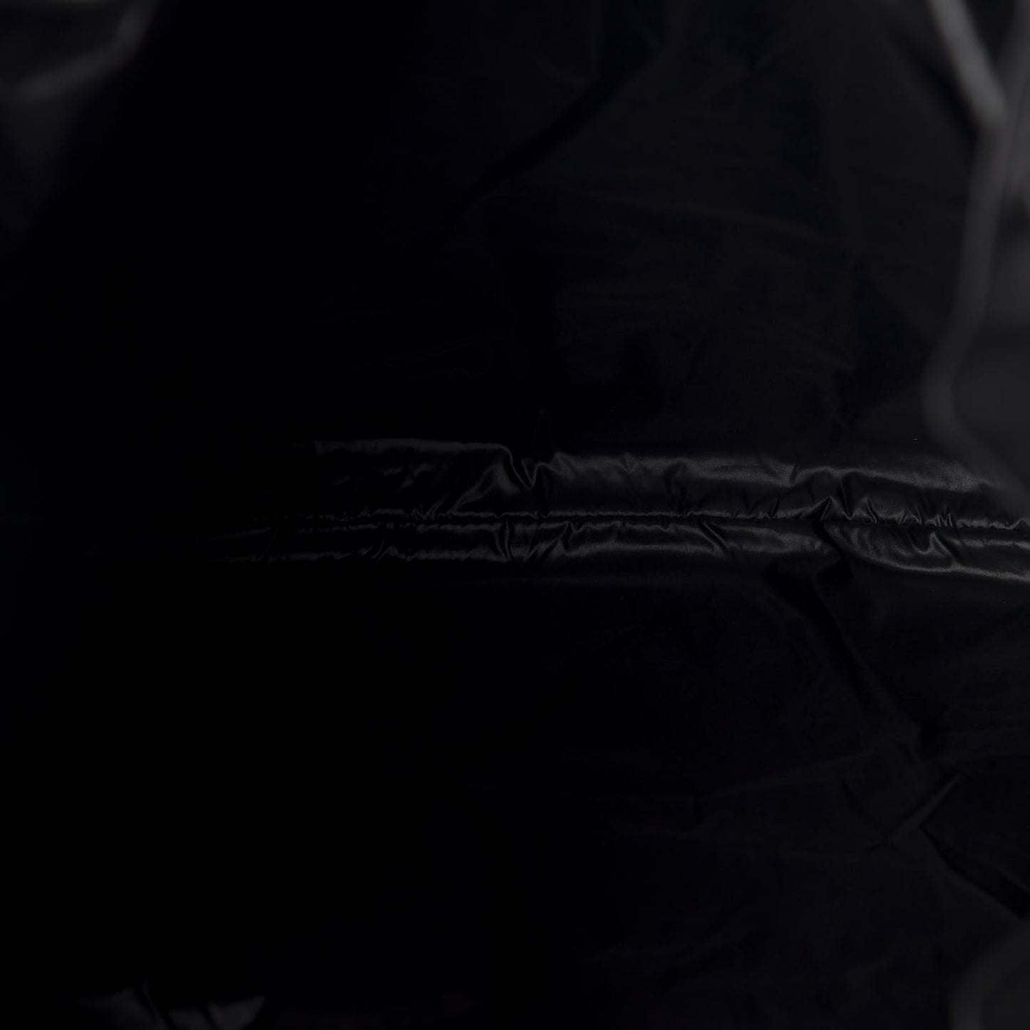 Nylon Calfskin Spinnaker Backpack Black