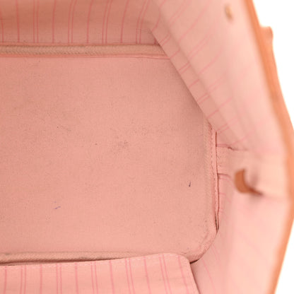 Louis Vuitton Damier Azur Neo Neverfull MM Rose Ballerine 12 of 16