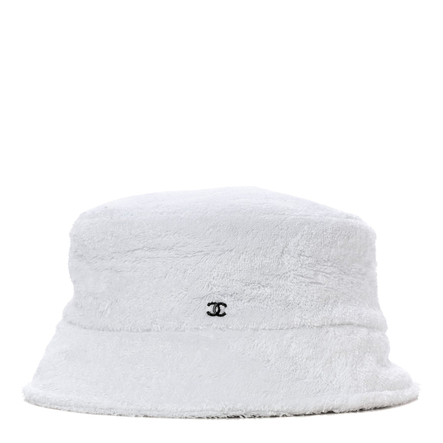 Terry Cloth CC Bucket Hat M White