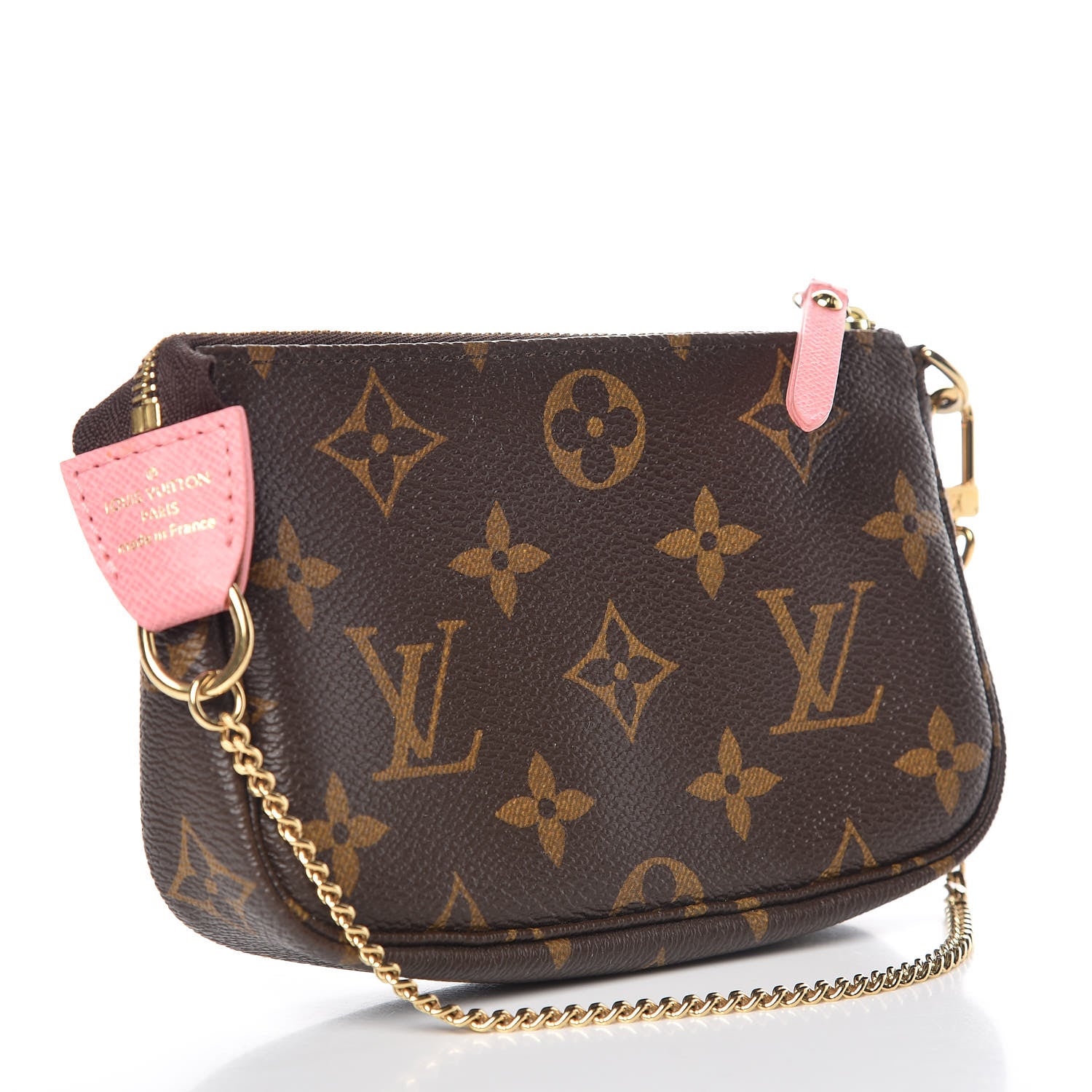 Louis Vuitton Monogram Illustre Mini Pochette Accessories Rose 3 of 7