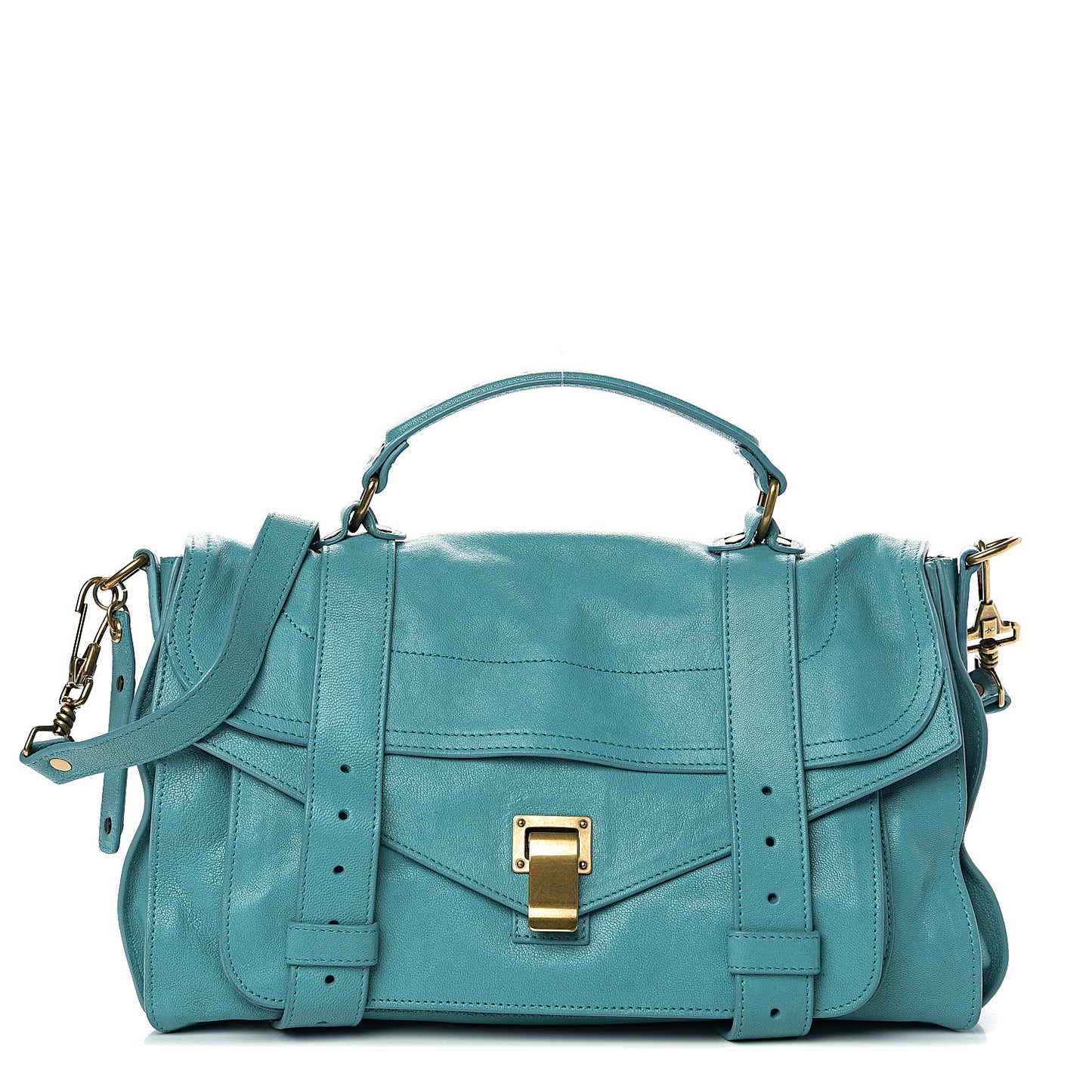 Lambskin Medium PS1 Satchel Lagoon