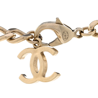 Chanel Crystal CC Link Choker Necklace Gold 5 of 5