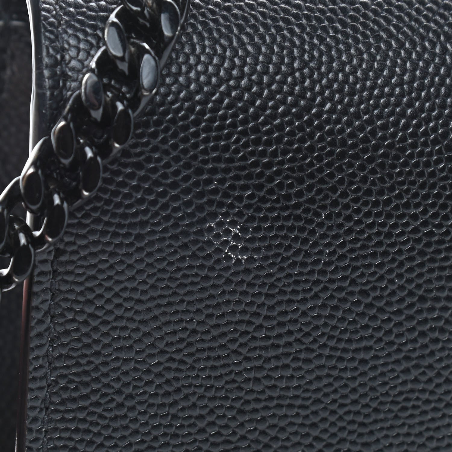 Saint Laurent Grain De Poudre Medium Classic Monogram Kate Satchel Black 10 of 10