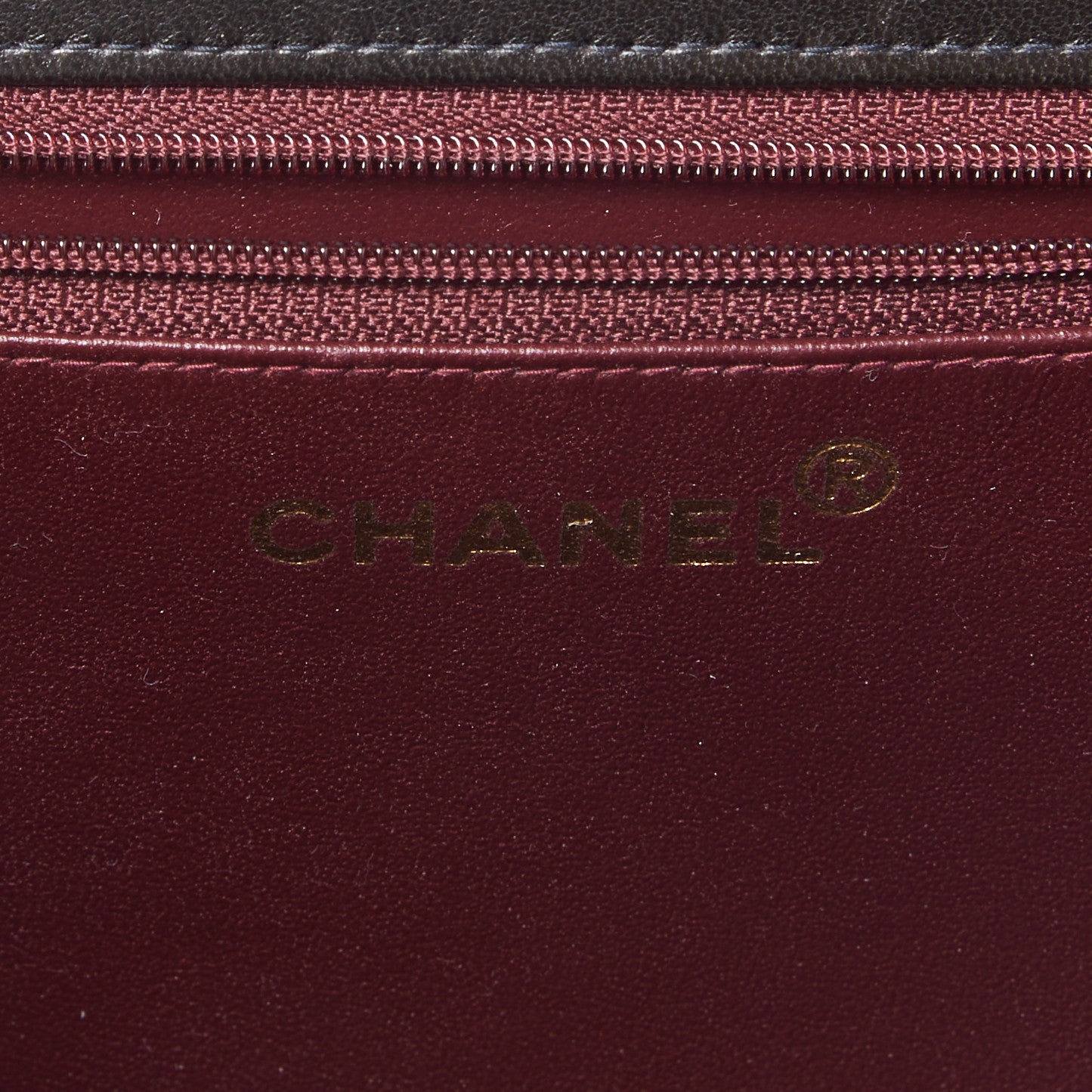 Lambskin Quilted Small Single Flap Black