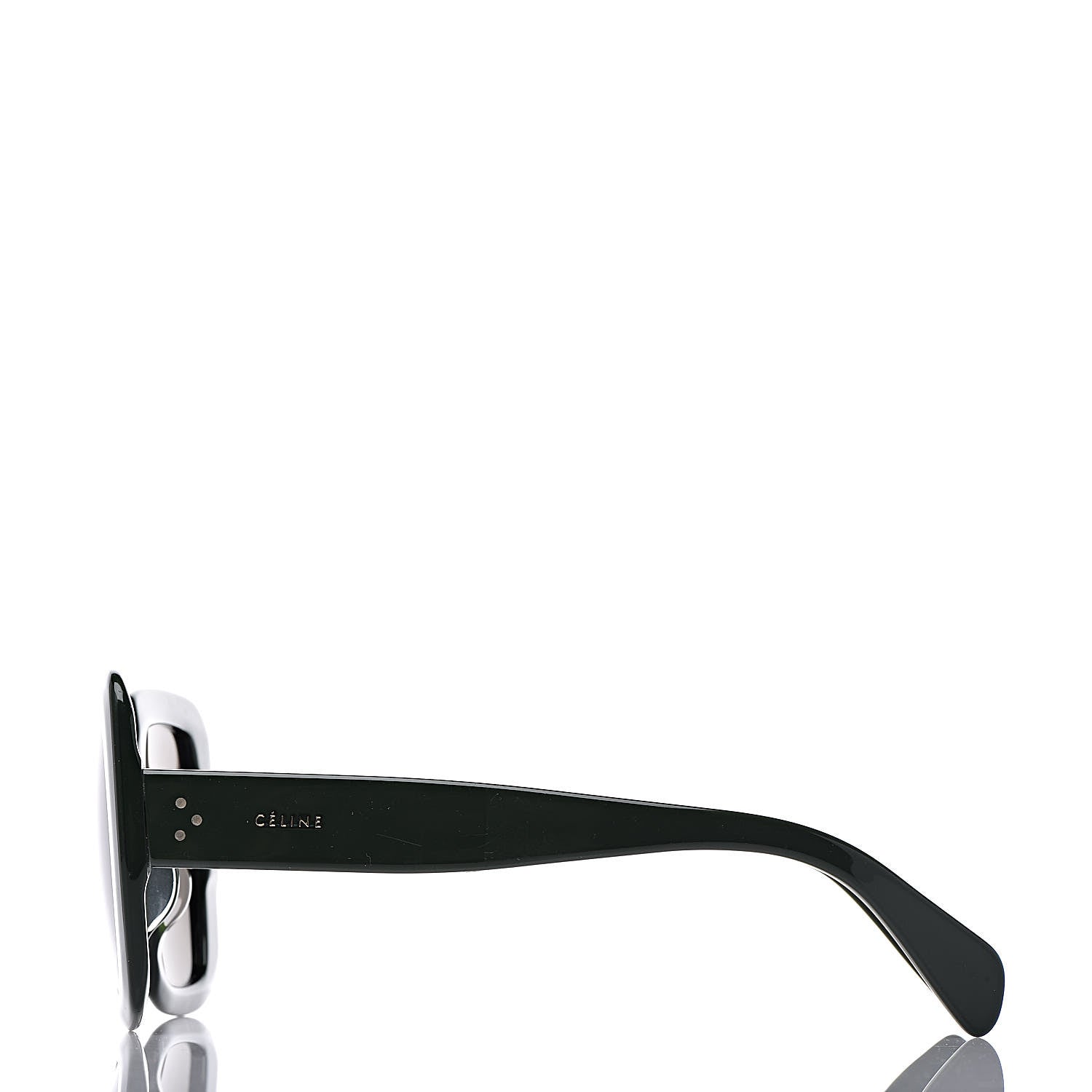 Celine Square Sunglasses CL 41094/S Dark Green 3 of 7