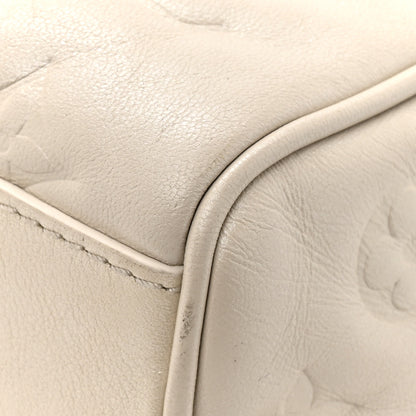 Louis Vuitton Lambskin Embossed Monogram Fall in Love Speedy 22 Bandouliere Ivory 10 of 13