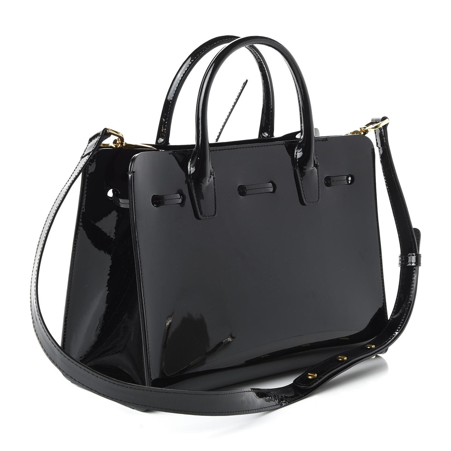 Patent Mini Sun Bag Black