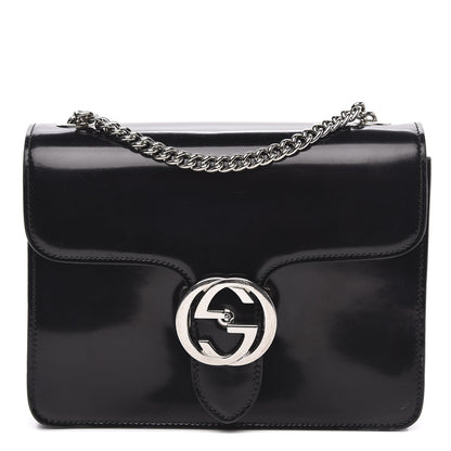 Gucci Shade Lux Calfskin Small Interlocking G Shoulder Bag Black 1 of 11
