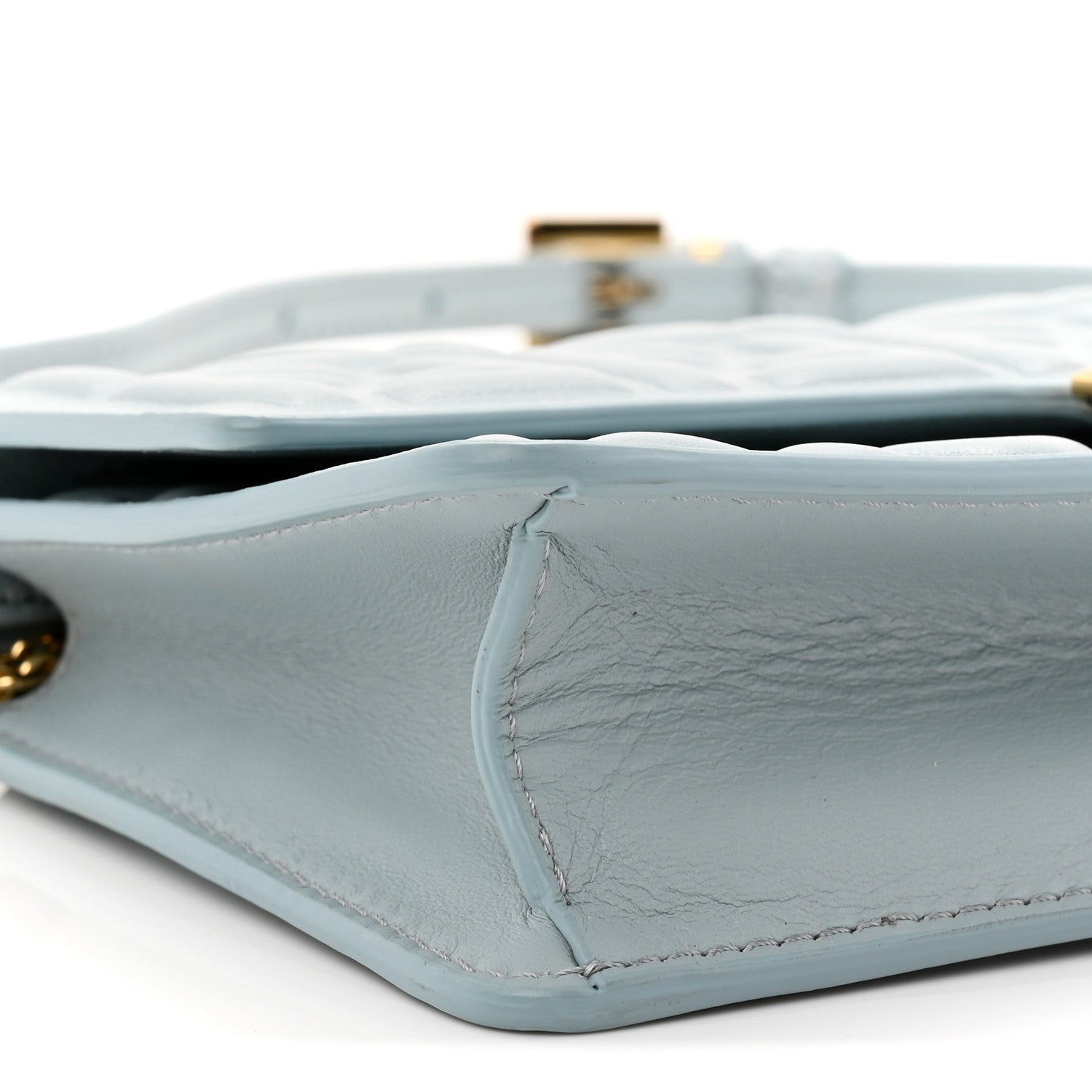 Fendi Nappa Matisse FF Embossed Wallet On Chain Baguette Anice 8 of 10