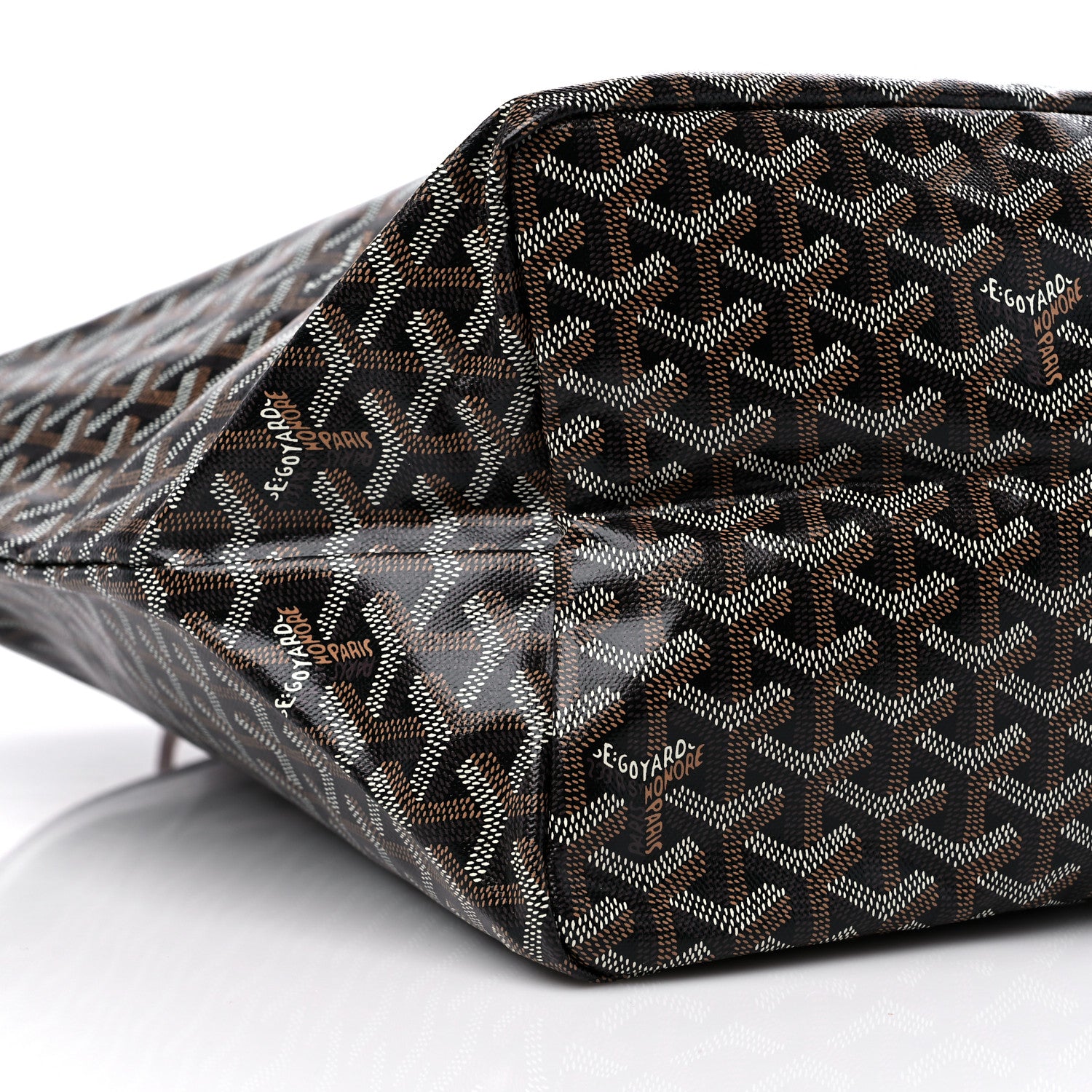 Goyard Goyardine Saint Louis GM Black Gold 9 of 10