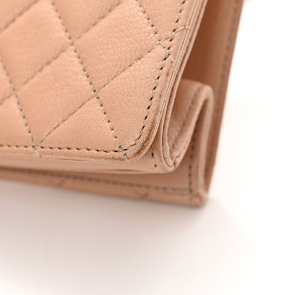 Chanel Goatskin Quilted Large Rita Top Handle Flap Beige 20 of 20