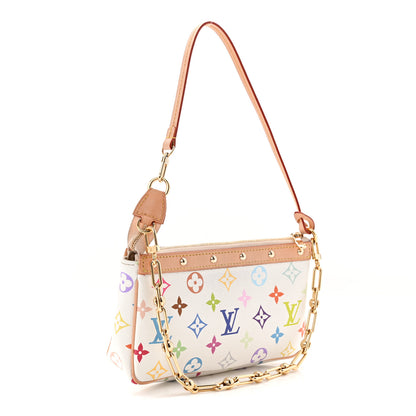 Louis Vuitton LV X TM Monogram Multicolor Pochette Accessories White 3 of 9