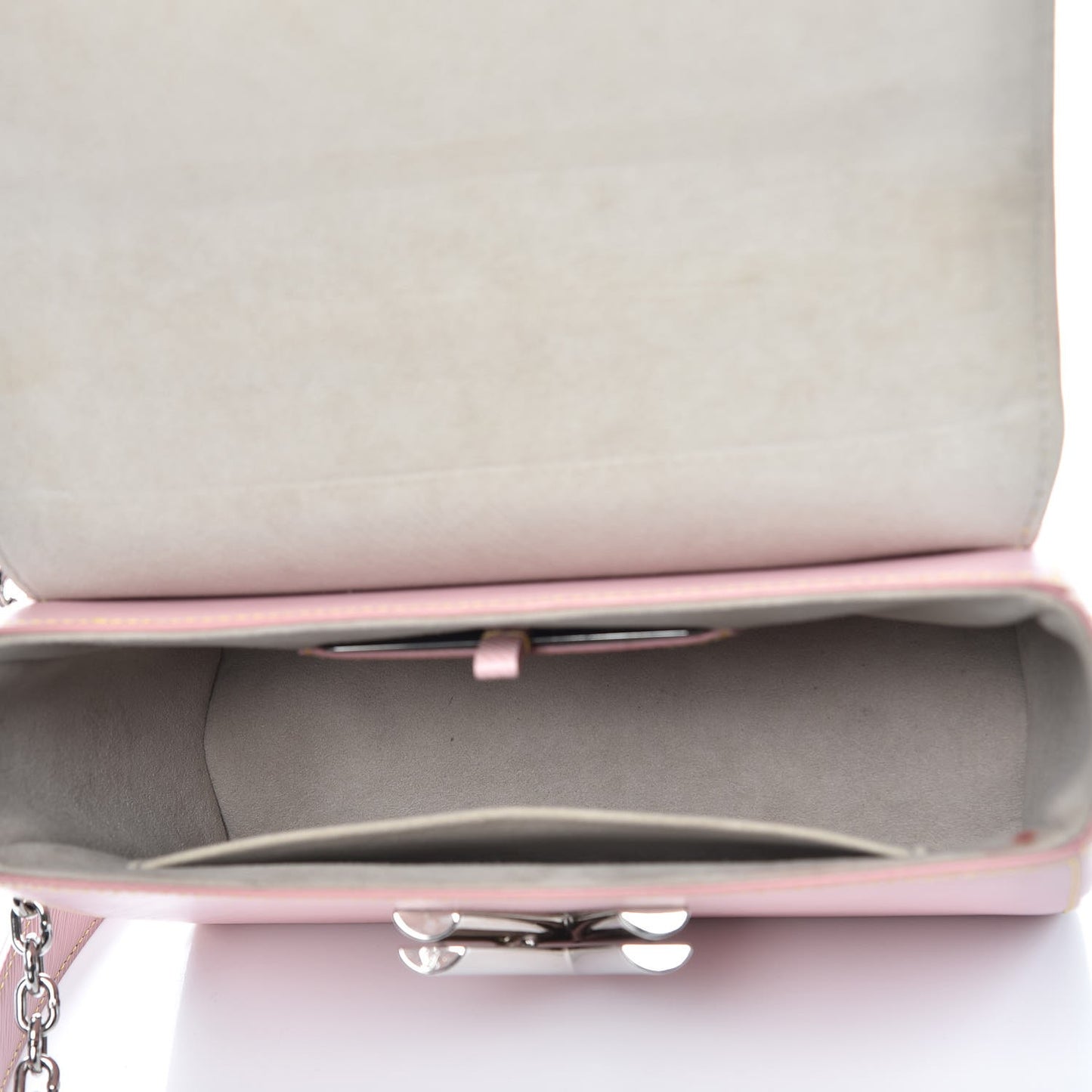 Epi Twist Shoulder Bag MM Rose Ballerine