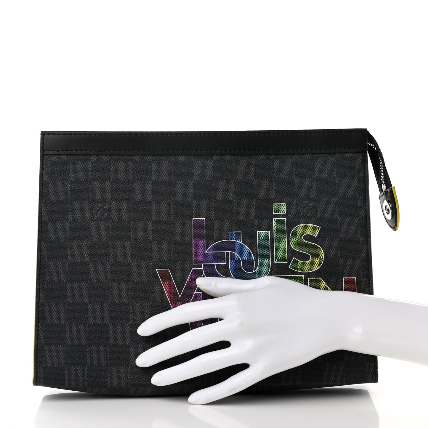 Damier Graphite Pochette Voyage MM Yellow