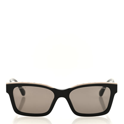 Chanel Acetate Square Sunglasses 5417 Black 2 of 7