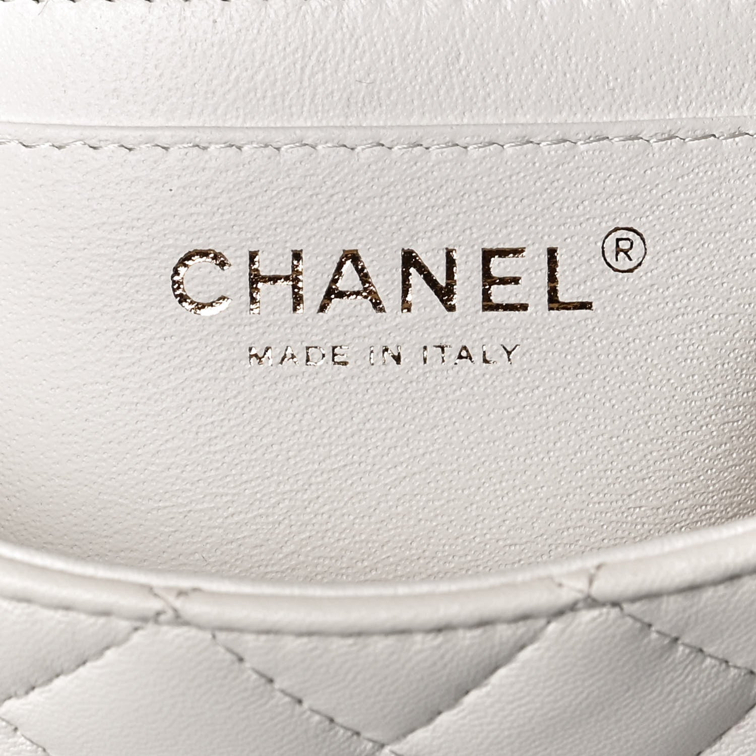 Chanel Lambskin Quilted Mini Rectangular Flap White 5 of 14