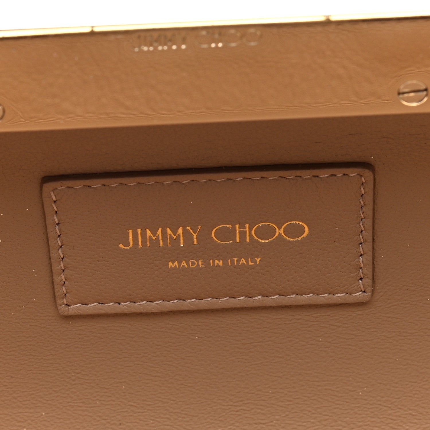 Jimmy Choo Dusty Glitter Ellipse Clutch Platinum Ice 6 of 9