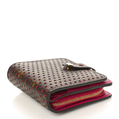 Louis Vuitton Monogram Perforated Compact Zipped Wallet Fuchsia 4 of 9