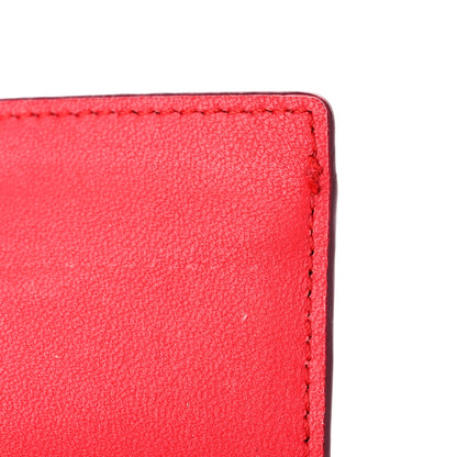 MCM Visetos Patricia Card Case Cognac Red 10 of 16